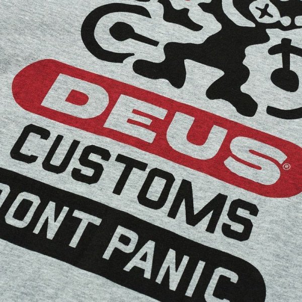 画像5: SALE 20%OFF  (Deus Ex Machina/デウス エクス マキナ) FOSSIL FUEL CREW  (GREY MARLE)（メンズ）S/M/Lサイズ (5)