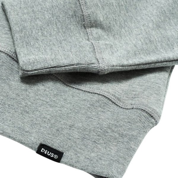 画像6: SALE 20%OFF  (Deus Ex Machina/デウス エクス マキナ) FOSSIL FUEL CREW  (GREY MARLE)（メンズ）S/M/Lサイズ (6)