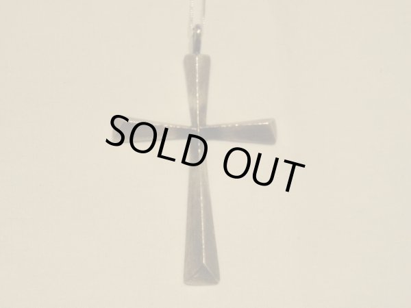 画像1: インディアンジュエリー■NAVOJO族（ナバホ族）■ネックレストップ（NAVAJO-N-014)■十字架 クロス■ハンドメイド■アリゾナ北部現地買付 (1)