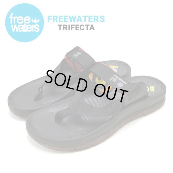 画像1: FREEWATERS（フリーウォータース)■TRIFECTA サンダル■BLACK■US8(26cm)/US9(27cm)/US10(28cm) (1)