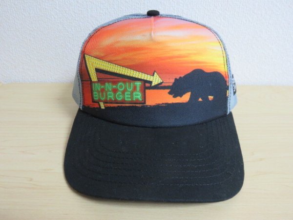 画像2: アメリカのハンバーガーショップ [IN-N-OUT BURGER]インアンドアウトバーガー　メッシュキャップ　USA買付商品 (2)
