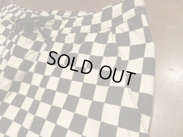 画像3: ■バンズ(VANS)■チェッカー柄イージーパンツ■ブラック×ホワイト■(Vendor) XLサイズ (3)