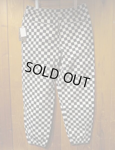 画像2: ■バンズ(VANS)■チェッカー柄イージーパンツ■ブラック×ホワイト■(Vendor) XLサイズ (2)