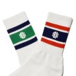 画像2: (STANDARD CALIFORNIA/スタンダードカリフォルニア) SD Sports Socks-2P (Navy/Redライン、Green/Navyライン) (2)