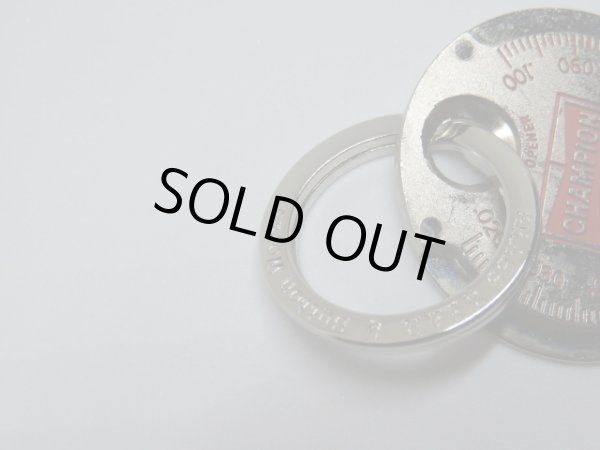 画像4: Button Works (ボタンワークス) 70s Champion Plug Gap Gauge Key Fob（赤）■クリックポスト対応商品（送料185円） (4)