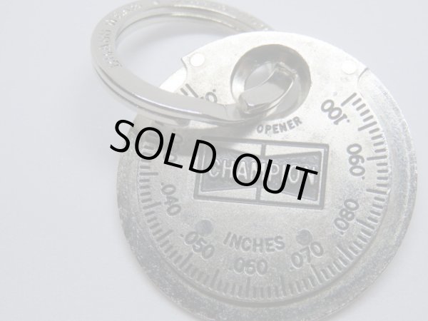 画像3: Button Works (ボタンワークス) 70s Champion Plug Gap Gauge Key Fob（黒）■クリックポスト対応商品（送料185円） (3)