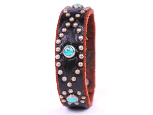 画像1: HTC Bracelet #D Turquoise（Black) (1)