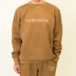 画像1: TURN ME ON（ターンミーオン)　サイドリブクルーネックスウェット(CAMEL)  (MENS)M/Lサイズ (1)