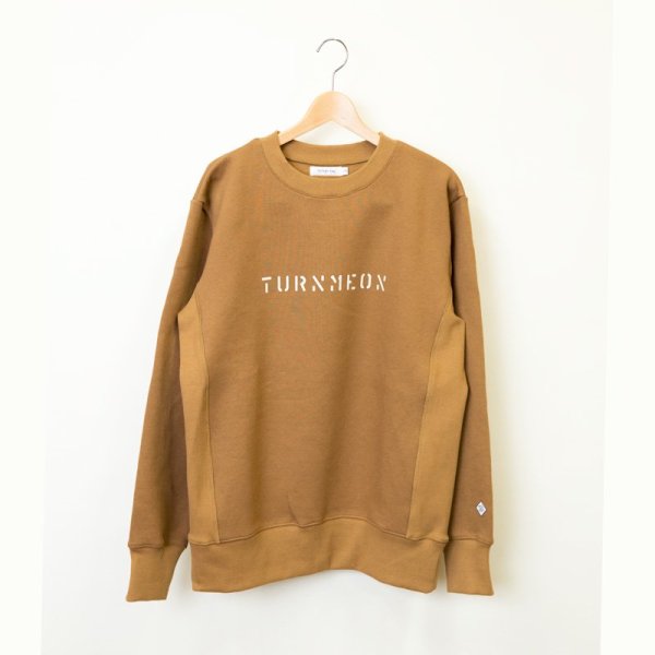 画像5: SALE20%OFF (TURN ME ON / ターンミーオン)　サイドリブクルーネックスウェット(CAMEL)  (MENS)M/Lサイズ (5)