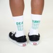 画像3: TURN ME ON（ターンミーオン)　『DEAR SURFER』ソックス WHITE/GREEN ■クリックポスト対応アイテム（送料198円） (3)