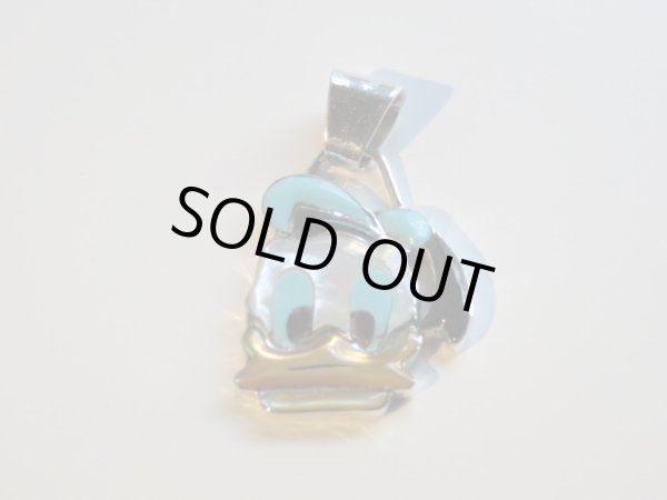 画像2: インディアンジュエリー■ZUNI族（ズニ族）■ネックレストップ（NAVAJO-DD-002) Don・Dewa　インレイ　スモールフェイス  ドナルド (2)