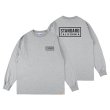 画像1: (STANDARD CALIFORNIA/スタンダードカリフォルニア) SD Heavyweight Box Logo Long Sleeve T■Gray■（メンズ）M/L/XLサイズ (1)