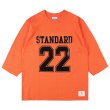 画像2: (STANDARD CALIFORNIA/スタンダードカリフォルニア) SD Heavyweight Football Logo T■Orange■（メンズ）M/L/XLサイズ (2)