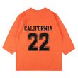 画像3: (STANDARD CALIFORNIA/スタンダードカリフォルニア) SD Heavyweight Football Logo T■Orange■（メンズ）M/L/XLサイズ (3)