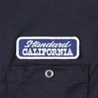 画像3: (STANDARD CALIFORNIA/スタンダードカリフォルニア) SD Logo Patch Easy Work Shirt Short Sleeve■Navy■（メンズ）M/Lサイズ (3)