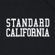 画像2: (STANDARD CALIFORNIA/スタンダードカリフォルニア) SD Tech Dry Logo T■Black■（メンズ）M/L/XLサイズ (2)