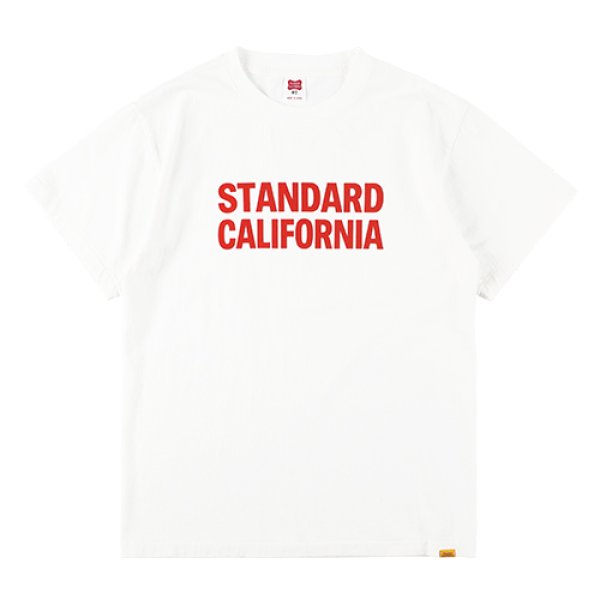 画像1:  (STANDARD CALIFORNIA/スタンダードカリフォルニア) SD US Cotton Logo T　ホワイト（メンズ）M/L/XLサイズ (1)