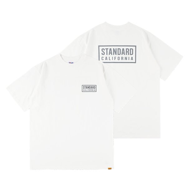 画像1: (STANDARD CALIFORNIA/スタンダードカリフォルニア) SD Heavyweight Box Logo T■WHITE■（メンズ）M/L/XLサイズ (1)