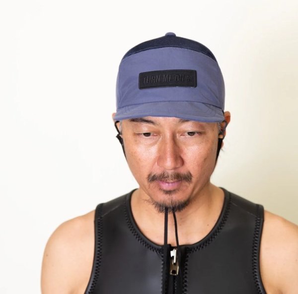 画像3: 20%OFF [TURN ME ON]（ターンミーオン)　ナイロンサーフキャップ (NAVY) (3)