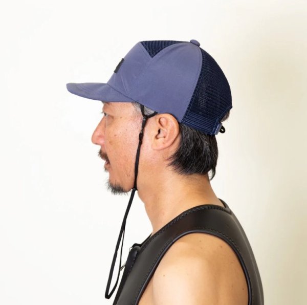 画像4: 20%OFF [TURN ME ON]（ターンミーオン)　ナイロンサーフキャップ (NAVY) (4)