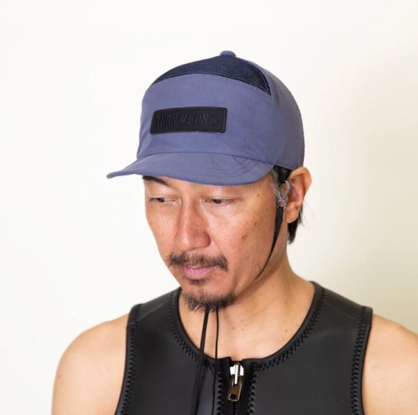 画像2: 20%OFF [TURN ME ON]（ターンミーオン)　ナイロンサーフキャップ (NAVY) (2)