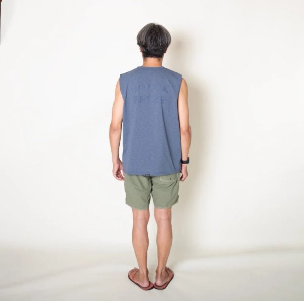 画像3: TURN ME ON（ターンミーオン) 定番ロゴ水陸両用ノースリーブ TEE(BLUE) (MENS)M/L/XLサイズ (3)