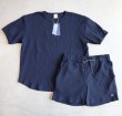 画像7: TURN ME ON（ターンミーオン) ワッフル イージーショーツ（NAVY）(MENS) M/L/XLサイズ (7)