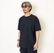 画像4: TURN ME ON（ターンミーオン) ラウンドカット ワッフルTEE (BLACK)  (MENS)M/L/XLサイズ (4)