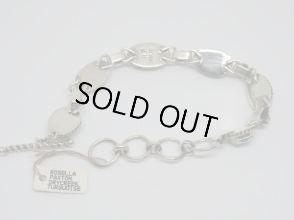 画像5: ■インディアンジュエリー■NAVAJO族(ナバホ族)ROSELLA PAXTON 作■T-BAR BRACELET(ターコイズ、アンブレラ)ブレスレット(NAVAJO-B-008) ドライクリークターコイズ■ハンドメイド■アリゾナ北部現地買付 (5)