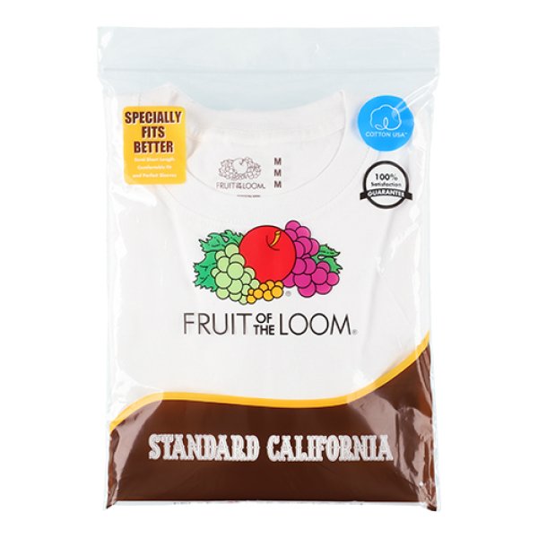 画像7:  (STANDARD CALIFORNIA/スタンダードカリフォルニア) Fruit of the Loom × SD 2Pack T　ホワイト（メンズ）M/L/XLサイズ (7)