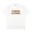 画像1: （STANDARD CALIFORNIA/スタンダードカリフォルニア）SD Heavyweight Sign Paint Logo T　ホワイト（メンズ）S/M/L/XLサイズ  (1)