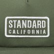 画像5:  (STANDARD CALIFORNIA/スタンダードカリフォルニア) SD Box Logo Patch Mesh Cap　オリーブ (5)