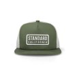 画像2:  (STANDARD CALIFORNIA/スタンダードカリフォルニア) SD Box Logo Patch Mesh Cap　オリーブ (2)