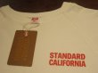 画像2: (STANDARD CALIFORNIA/スタンダードカリフォルニア) SD US Cotton Logo Baseball T■White■（メンズ）M/L/XLサイズ (2)