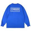 画像3: (STANDARD CALIFORNIA/スタンダードカリフォルニア) SD Heavyweight Box Logo Long Sleeve T■Blue■（メンズ）S/M/L/XLサイズ (3)