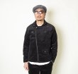 画像4:  (TURN ME ON / ターンミーオン) ストレッチコーデュロイ ダブルライダースJKT(BLACK)  (MENS)M/Lサイズ (4)