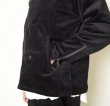 画像5:  (TURN ME ON / ターンミーオン) ストレッチコーデュロイ ダブルライダースJKT(BLACK)  (MENS)M/Lサイズ (5)