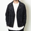 画像1:  (TURN ME ON / ターンミーオン) ストレッチコーデュロイ ダブルライダースJKT(BLACK)  (MENS)M/Lサイズ (1)