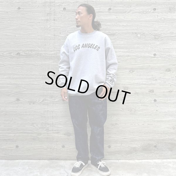 画像7: （CALIFOLKS/カリフォークス）CALIFOLKS Crew Neck Sweat Los Angeles (Gray)（メンズ）M/Lサイズ  (7)