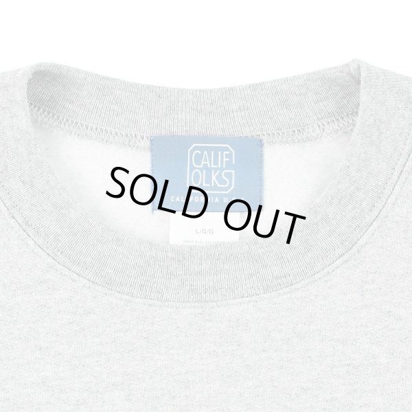 画像6: （CALIFOLKS/カリフォークス）CALIFOLKS Crew Neck Sweat Los Angeles (Gray)（メンズ）M/Lサイズ  (6)