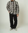 画像6: (BIG MIKE/ビッグマイク) Heavy Flannel Shirts / BLK×GRY×WHT （メンズ）M/L/XLサイズ (6)