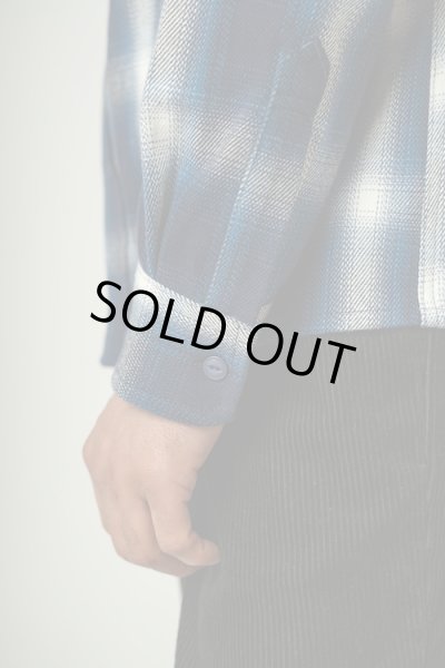 画像6: (BIG MIKE/ビッグマイク) Heavy Flannel Shirts / NVY×WHT（メンズ）M/L/XLサイズ (6)