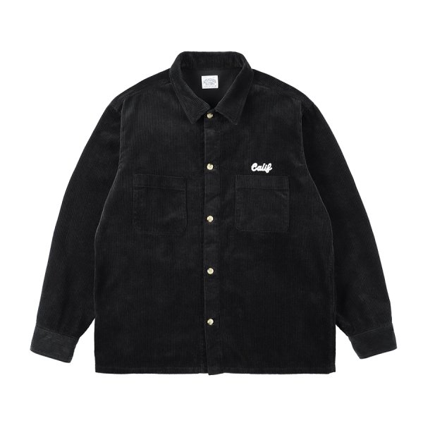 画像1: (STANDARD CALIFORNIA/スタンダードカリフォルニア) SD Corduroy Shirt Jacket  Black（メンズ）M/Lサイズ (1)