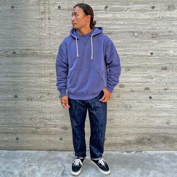 画像5:  SALE 20%OFF (スタンダードカリフォル二ア / STANDARD CALIFORNIA) SD After Hood Sweat■Navy■（メンズ）M/L/XLサイズ (5)