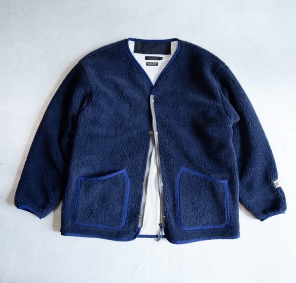 画像9:  SALE20%OFF (TURN ME ON / ターンミーオン) シープボアZIPブルゾン(NAVY)  (MENS)M/Lサイズ (9)