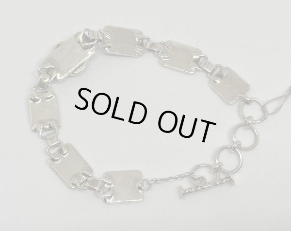 画像7: ■インディアンジュエリー■NAVAJO族（ナバホ族）HENRY MARIANO(ヘンリーマリアーノ) 作■T-BAR BRACELET ブレスレット・スタンプワーク（NAVAJO-B-009) ■ソノランゴールドターコイズ■ナバホネイション現地買付 (7)