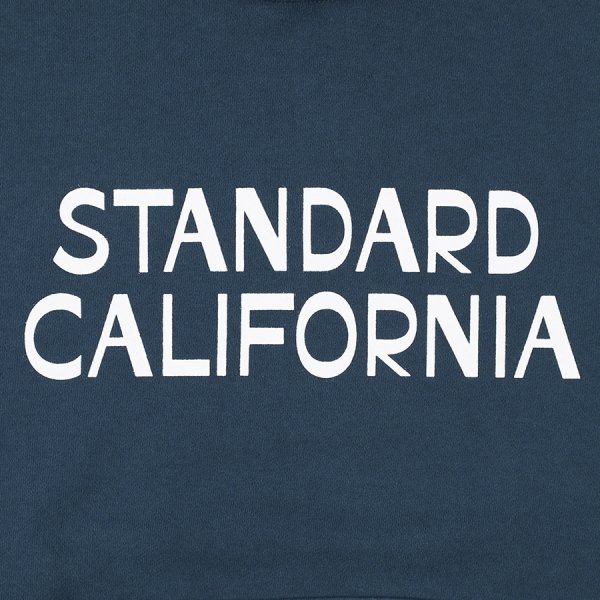 画像6:  スタンダードカリフォル二ア（STANDARD CALIFORNIA) Jeff for SD Logo Hood Sweat■Navy■（メンズ）M/L/XLサイズ  (6)
