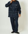 画像2: (BIG MIKE/ビッグマイク) Duck Collar Denim Coverall / D.INDIGO（メンズ）M/Lサイズ (2)