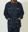 画像1: (BIG MIKE/ビッグマイク) Duck Collar Denim Coverall / D.INDIGO（メンズ）M/Lサイズ (1)