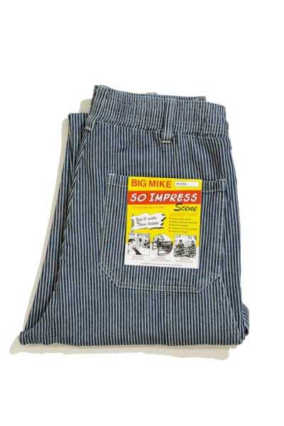 画像3: (BIG MIKE/ビッグマイク) Denim Painter Belt Easy Pants  / HICKORY（メンズ）M/Lサイズ (3)
